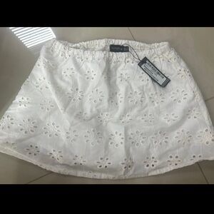 Pretty Little Thing White Skirt